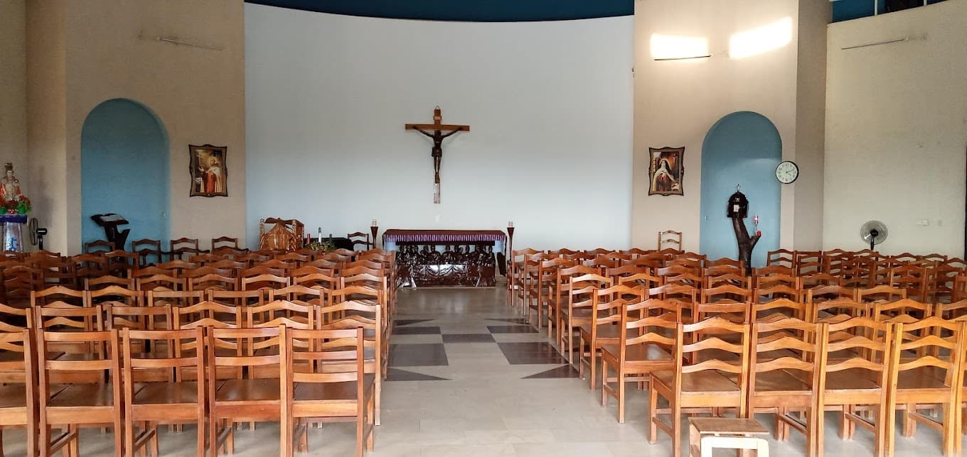 Tranquil chapel interior
