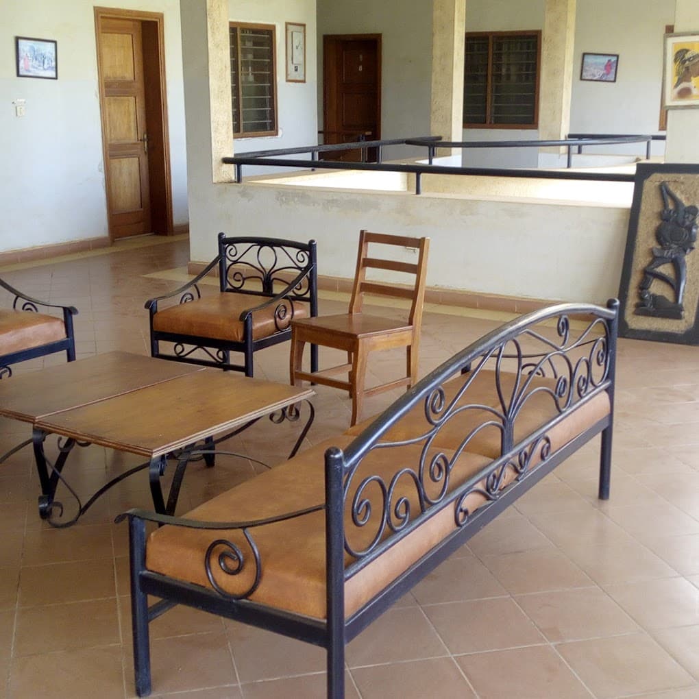 Meditation path in the community garden